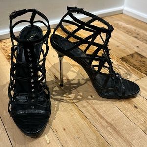 Brian Atwood black heels size 9